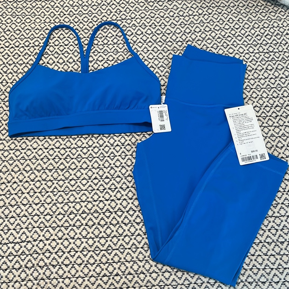 Lululemon bra and Align leggings set, NWT